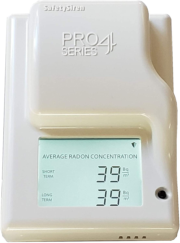 Safety Siren Pro4 Series Radon Detector Canadian Model